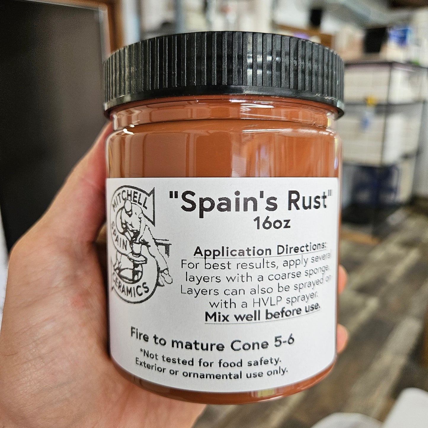 "Spain's Rust" Glaze (16oz) (Pre-Mixed)